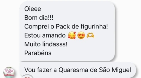 Mensagem de uma cliente do Toque de Céu