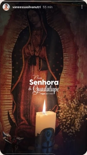 Story de cliente feito com as figurinhas do Toque de Céu